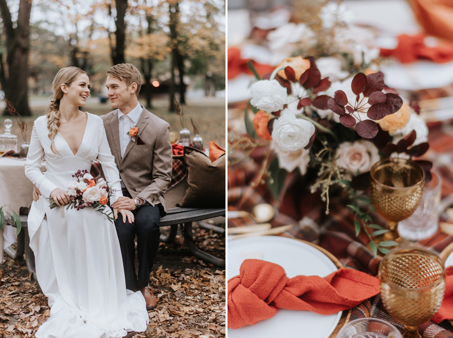 toronto outdoor wedding fall