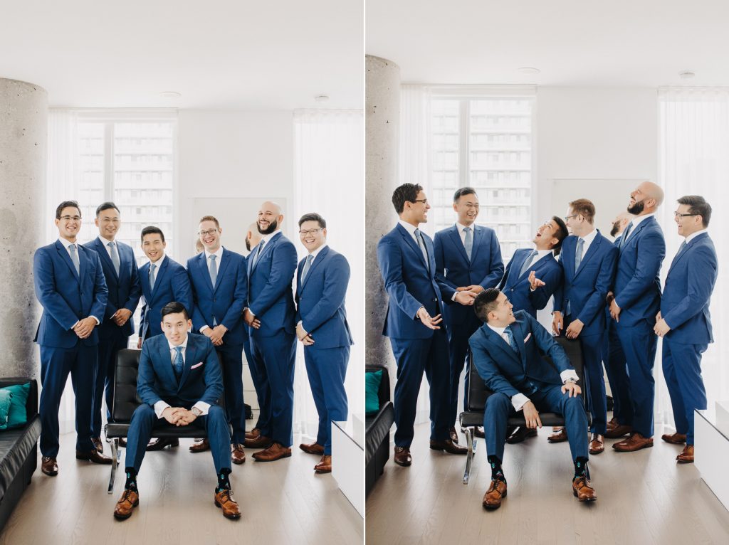 toronto wedding photographer groomsmen